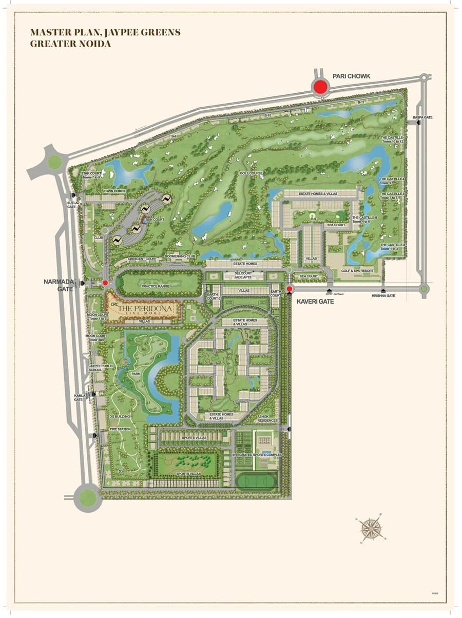CRC The Peridona master layout plan
