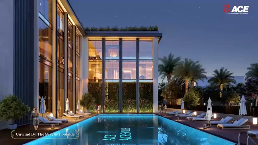 ACE Acreville Sector 22A Yamuna Expressway — five-star-style clubhouse and pool