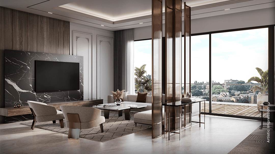 M3M The Cullinan - Luxury Lobby Interiors