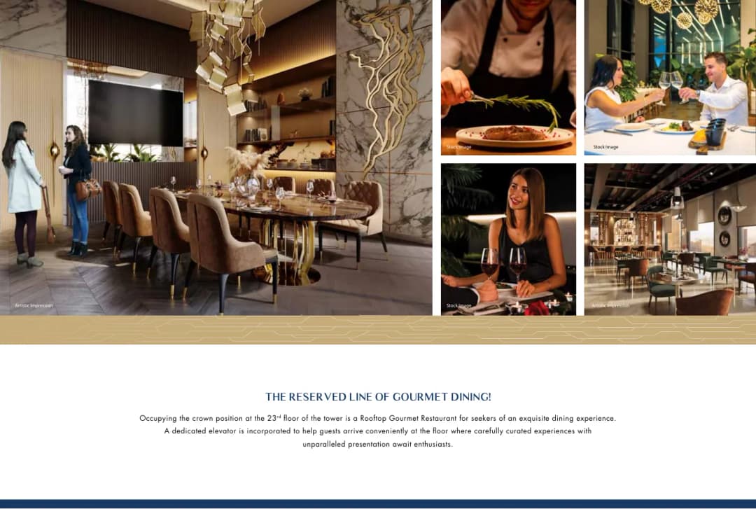 M3M The Line Sector 72 Noida — swimming pool and deluxe gym