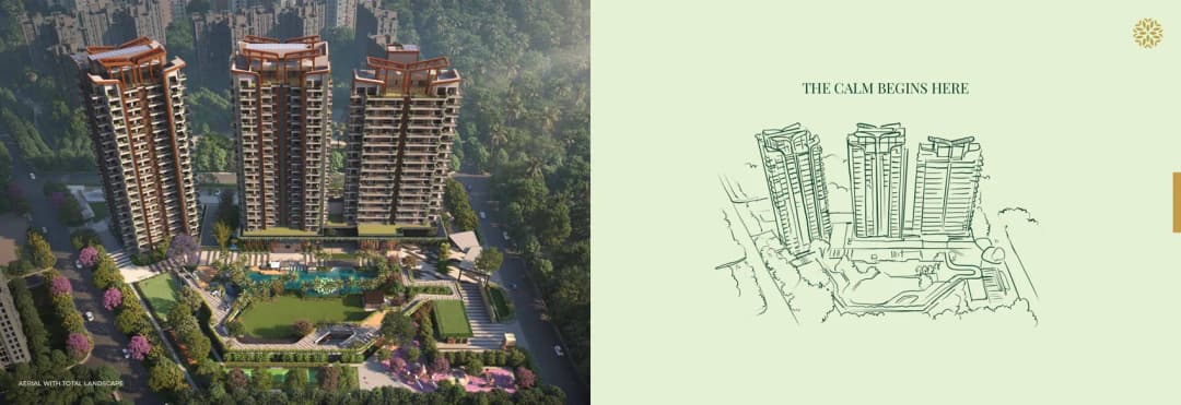 Northwind Sanctuary Sector Pi Greater Noida — towers at dusk
