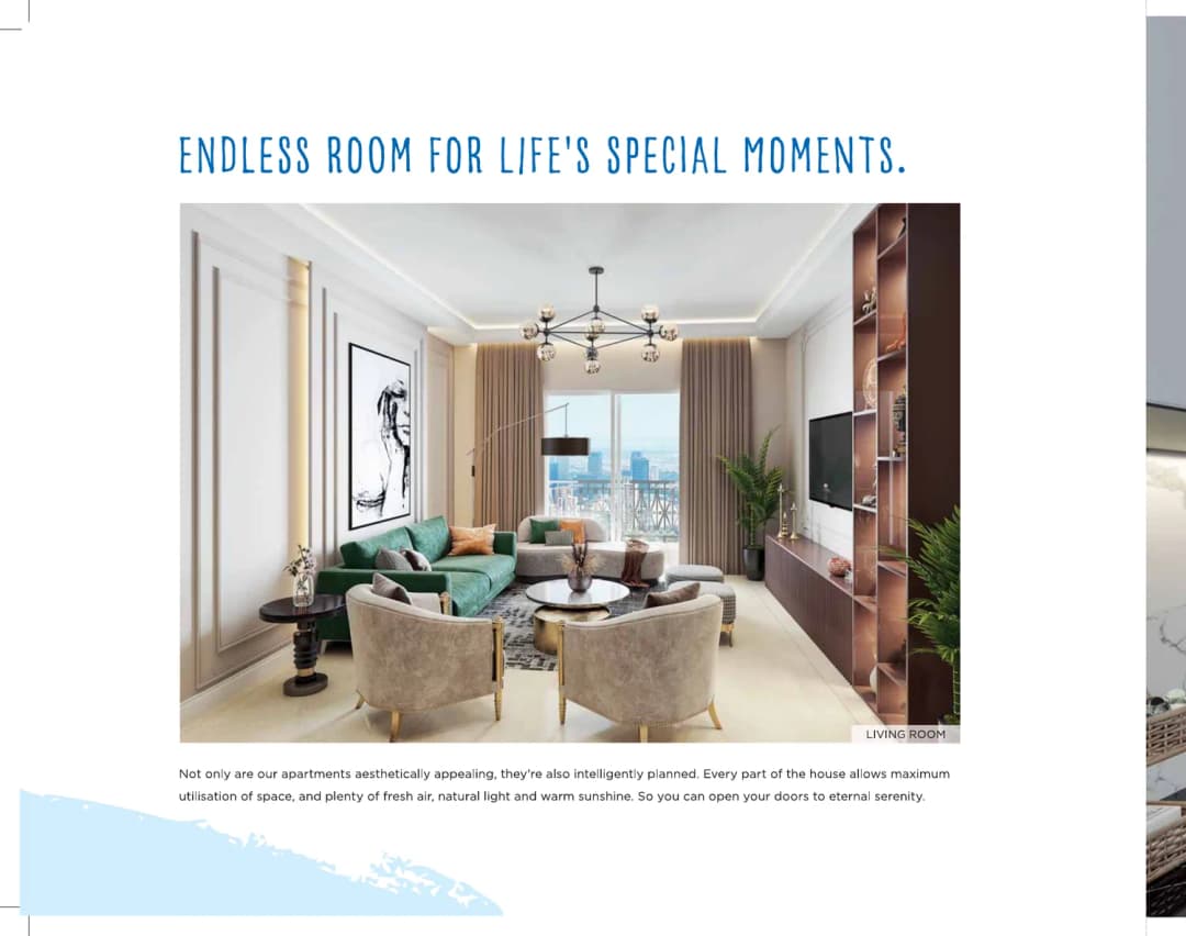 ATS Pious Orchards Sector 150 Noida — living room interior
