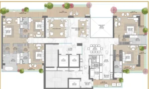 Jacob & Co Noida 5 bhk floor plan